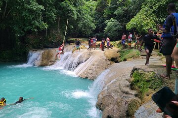 Dunn's River Falls & Blue Hole from Montego Bay or Falmouth