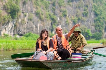 Ninh Binh Luxury Full Day Tour Visit Hoa Lu,Tam Coc & Mua Cave 