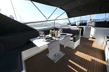 Relaxing day on board a super yacht for up to 35 people