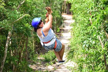 ATV Shared & Ziplines and Swim in the Cenote From Cancun
