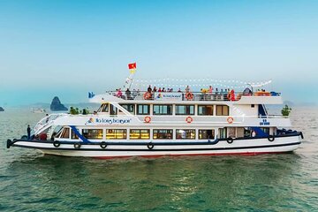 Halong Bay Luxury Day Cruise with Buffet Lunch & Sunset Party