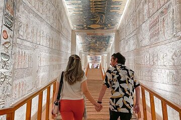 West Bank Tour Valley of the kings, queen temple including feluca