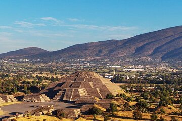 Layover Tour Teotihuacan & Guadalupe Shrine Tour from BJ Airport