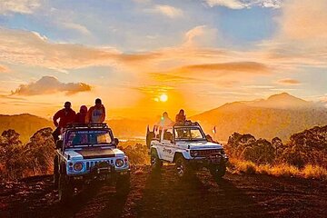 Mount Batur Jeep Sunrise with Black Lava