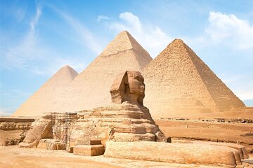 Giza Pyramids, Sphinx, Memphis, Saqqara Private Tour & Camel Ride