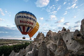 Cappadocia Hot Air Balloon Ride Over Cat Valley Fairy Chimneys