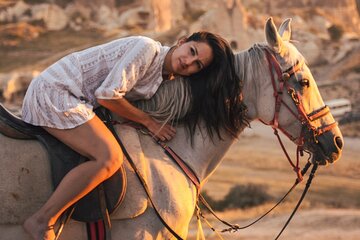 Horse Riding in Cappadocia through fairy chimeys