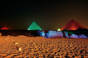 Giza Pyramids Sound and Light Show with Dinner