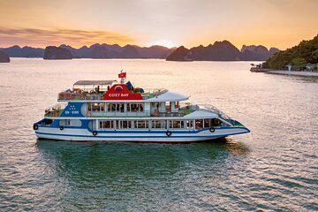 Cozy Bay Halong Day Trip, 5 Star Cruise with Buffet Lunch