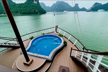 Rosa Cruise 2 Day Explore Halong Bay and Lan Ha Bay from Hanoi