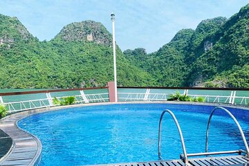 Rosa Cruise 3-day Explore Halong Bay and Lan Ha Bay from Hanoi