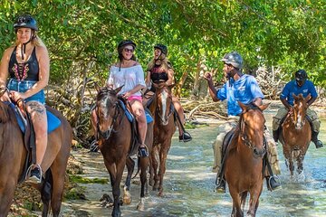 Blue Hole and Horseback Riding from Montego Bay with Transfers