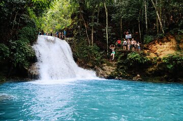 Blue Hole and Shopping in Ocho Rios Jamaica 