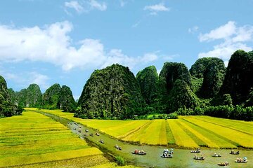 Ninh Binh Day Trip from Hanoi to Hoa Lu Tam Coc Boat and Bike