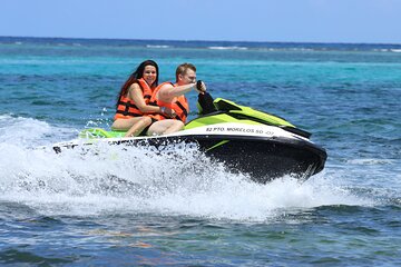 Drive a Waverunner in the beautiful Maroma Beach with transport