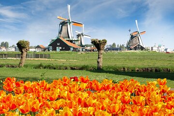 Amsterdam: Day Trip to Keukenhof & Zaanse Schans Windmills