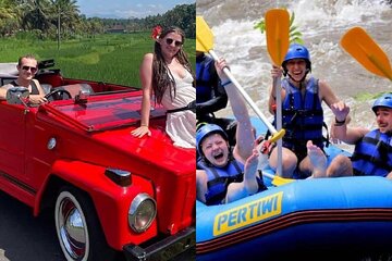 Ubud Rafting + Ubud Tour with Classic Car