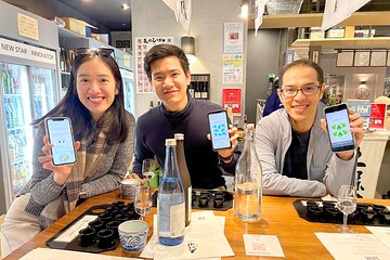 Japanese Sake & AI Experience Plan at Kubota Sake Bar