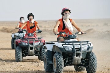 3 Hours Private quad adventure trip & Ride Camel From Hurghada 