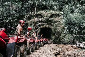 Ubud or Gorila Face Cave ATV quad Bike with infinity pool