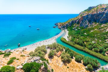 Preveli Beach and Damnoni Beach Full-Day Trip From Chania