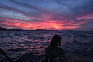 Romantic Zadar Sunset Boat Tour with a Glass of Prossecco