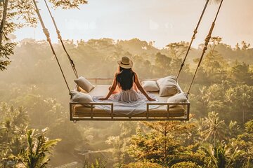 Private Tour Ubud: Swing at Rice Field with Temple and Waterfall