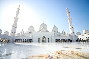 Sheikh Zayed Grand Mosque with Ferrari World Tickets 