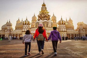From Abudhabi to Global Village and Miracle Garden Private Tour