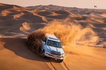 Morning Desert Safari with Dubai City Tour & Evening Dhow Cruise