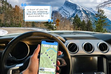 Smartphone Audio Driving Tour between Lake Louise and Calgary