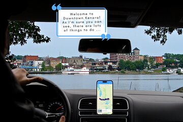 Smartphone Driving Tour between Kenora and Winnipeg