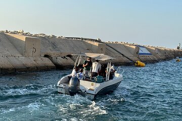 2 Hour Boat Rental with Captain of Jaffa in Tel Aviv