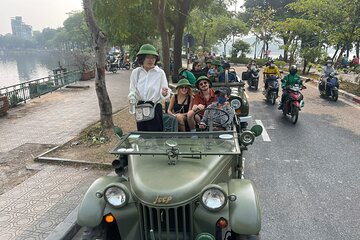 Hanoi Jeep City Highlight, Backstreet, Train Street, Countryside