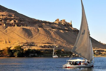 Elephantine Island, Agha Khan, Botanic Garden by Felucca in Aswan