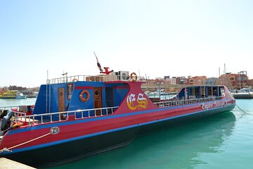 Glass Bottom Boat with 30-minute Snorkeling Trip from Hurghada