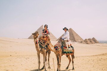 Private Guided Day Tour to Giza Pyramids By Camel from Cairo 
