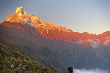 Sarangkot Sunrise over Mount Annapurna from Pokhara