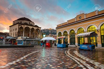 Private walk in Monastiraki Athens, Optional Pireaus port.