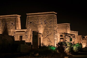 Private Aswan Sound and Light Show Experience at Philae Temple