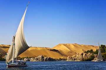 Private Aswan Sunset Felucca Cruise Tour with Nubian Folk Music