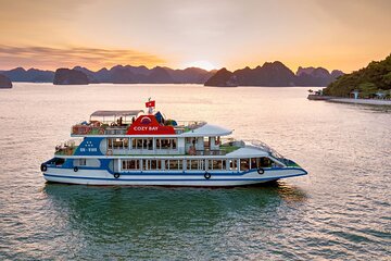 Cozy Bay 5 Star Cruise Luxury Halong Day Trip with Buffet Lunch