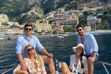 Day on a private boat on the Amalfi Coast