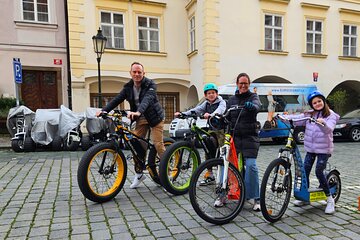 Prague Panoramic Views e-bike and e-Scooter guided Tour