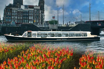 From Amsterdam: Keukenhof Ticket with shuttle bus + Canal Cruise