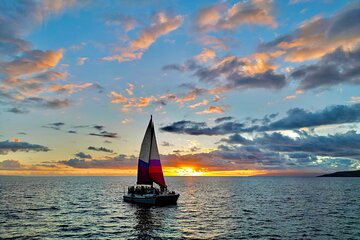 Sunset Sail on a Small Charming Hawaiian Catamaran Maalaea Harbor