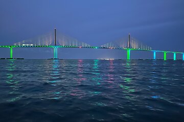 Premiere Private Sunset Cruise With Lights Of The Skyway Bridge