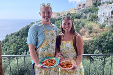 Small Group Positano Cooking Class Gnocchi Tiramisù with Drinks 