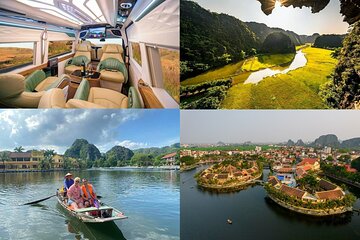 Luxury Tam Coc or Trang An-Mua Cave -Bich Dong Max 6 -8 pax/group