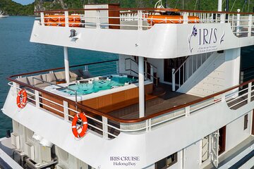 IRIS CRUISE - 5 Star Day Cruise - Halong Bay 1 Day - JACUZZI POOL